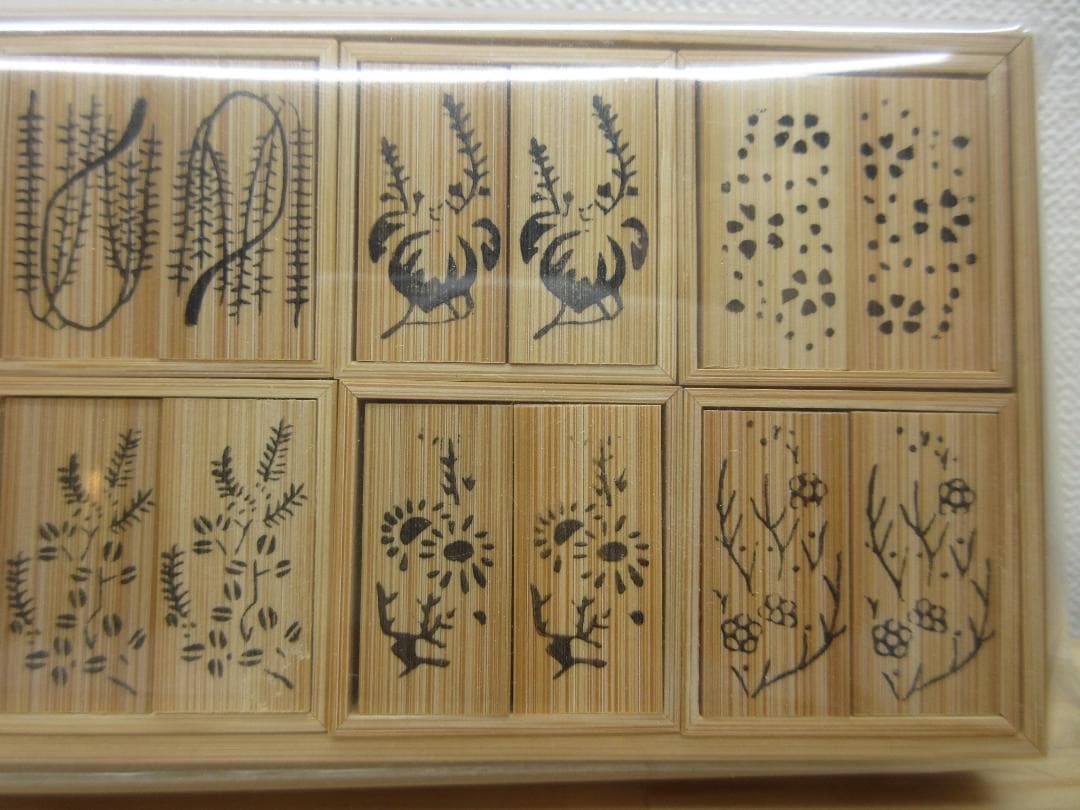 送料込【逢絢亭】茶道具 七事式道具 十種香札 白竹 木製