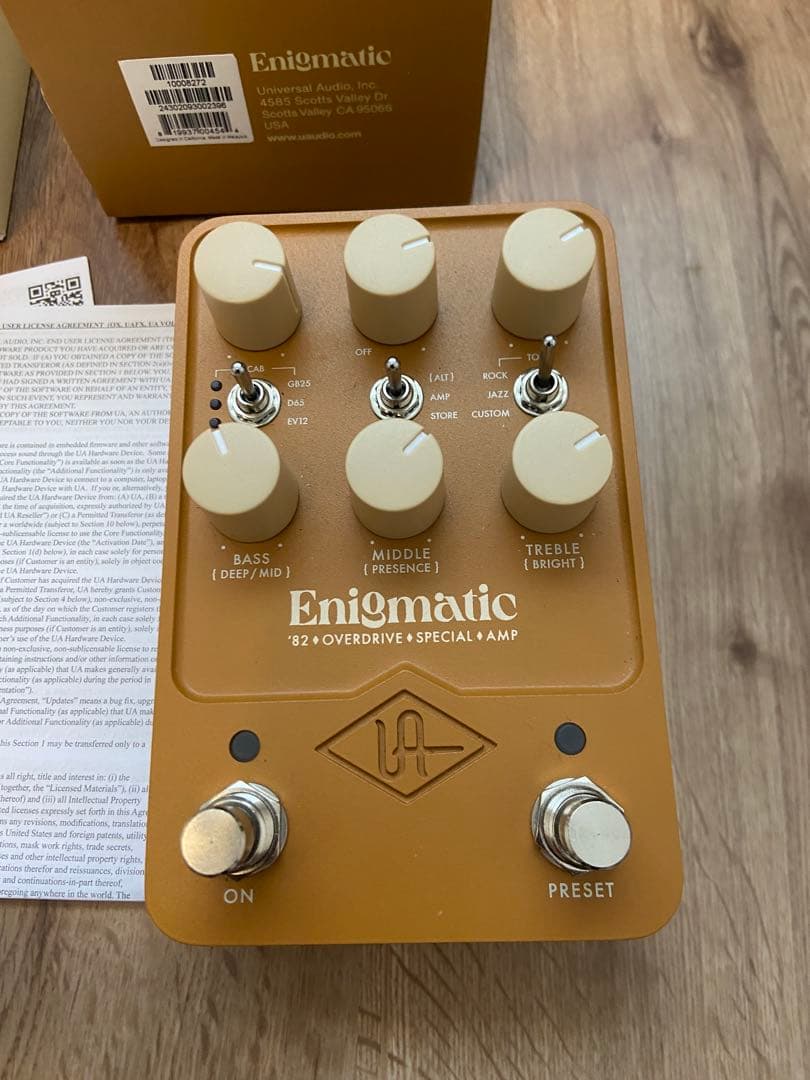 ギター Universal Audio(UAFX) Enigmatic '82