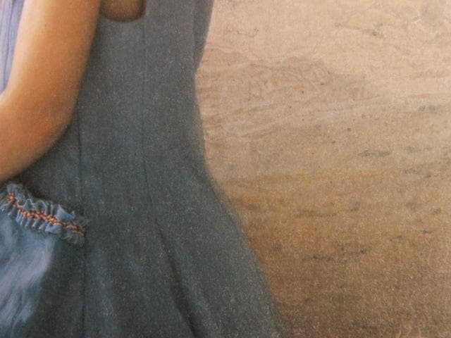 島村　信之、オカリナ、希少画集画、新品高級額・額装付、状態良好