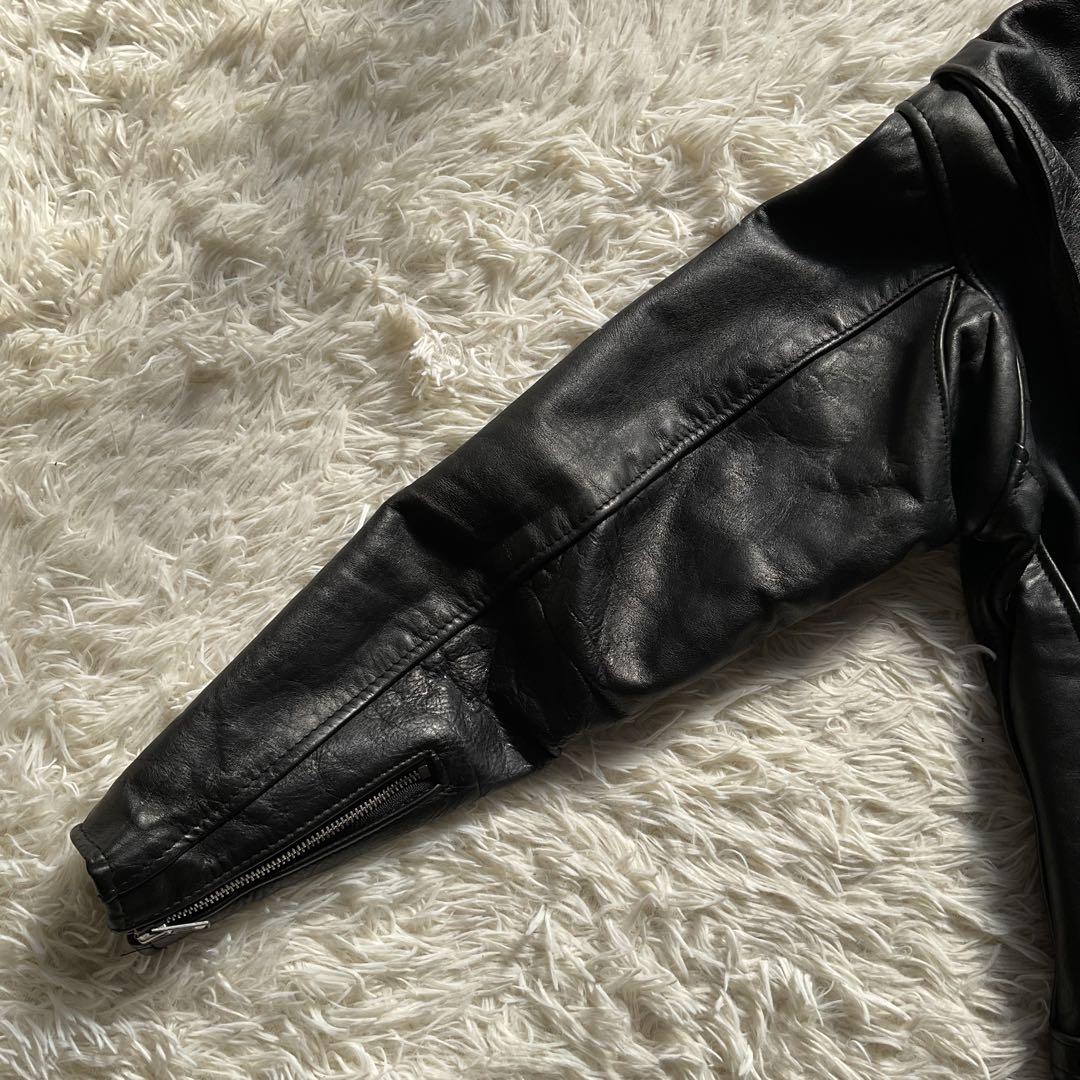 美品✨schott 641 レザージャケット　シングルライダース　本革　36 黒