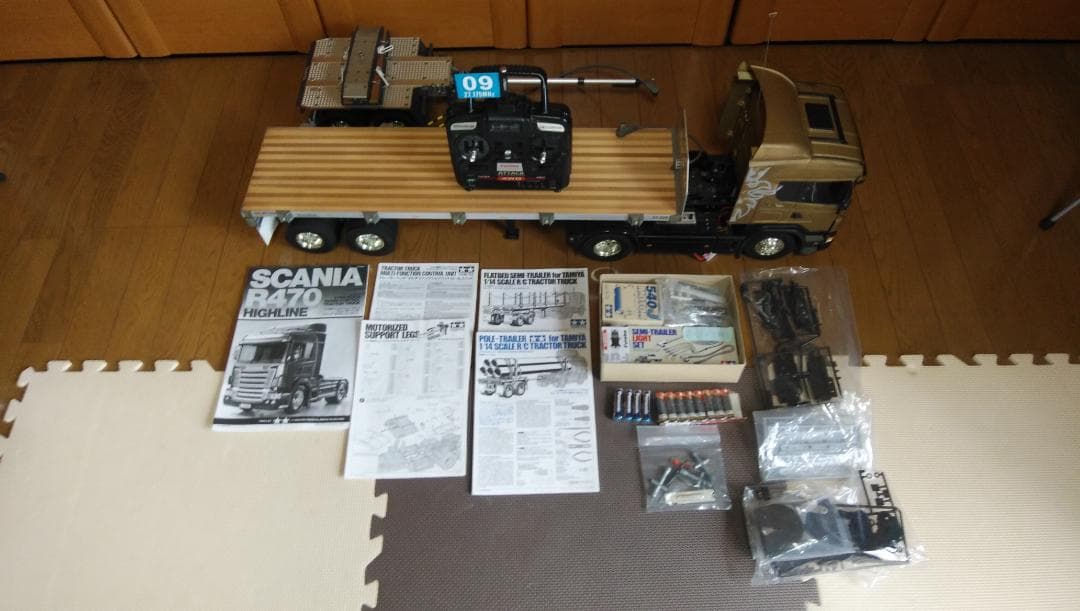 SCANIA R470 　電動 トレーラー 1/14スケール
