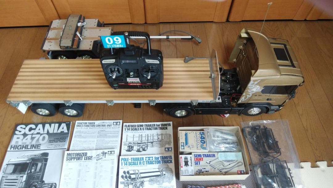 SCANIA R470 　電動 トレーラー 1/14スケール