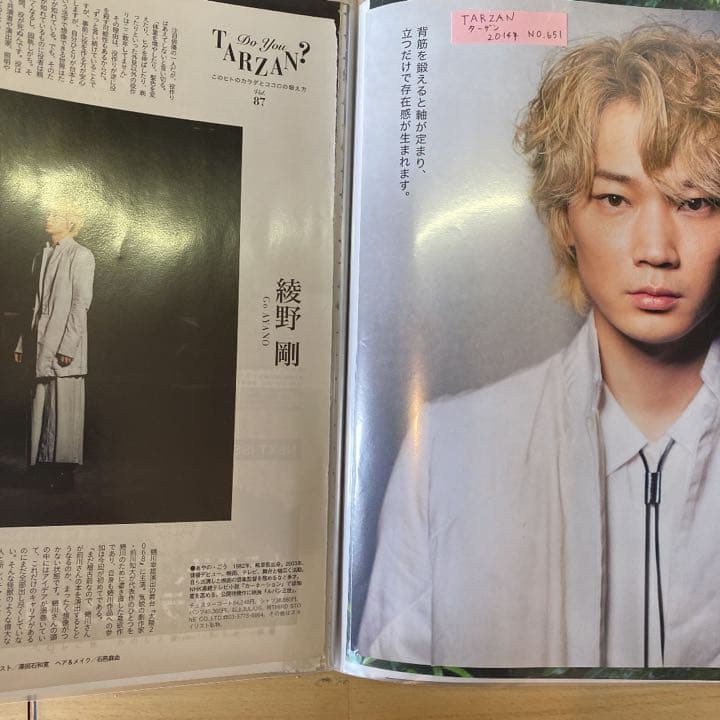 【18】綾野剛　切り抜きファイル　2014年、2015年