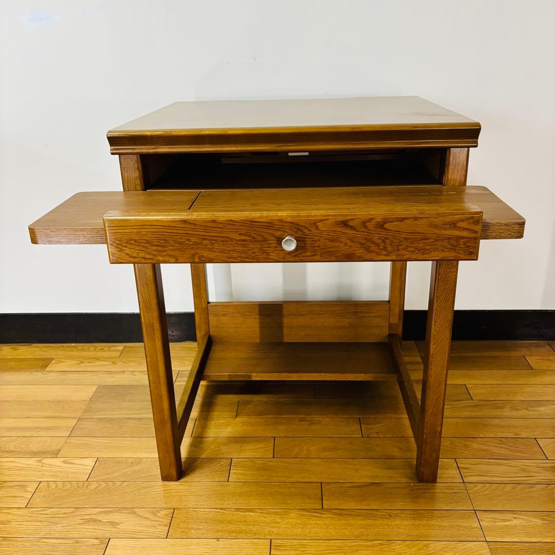 【希少品】小島工芸 PC サイドデスク 幅60cm 　IDC大塚取扱　送料込み