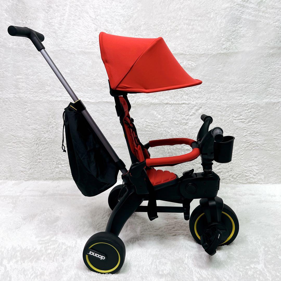 doona Liki Trike 折り畳み三輪車　レッド　説明書付き　ガード付き