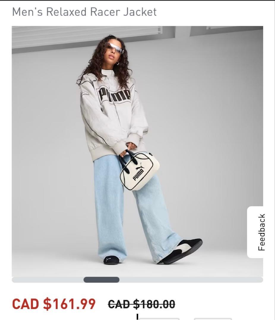 【新品】PUMA ユニセックスアーカイブシーズナル リラックスレーサージャケット