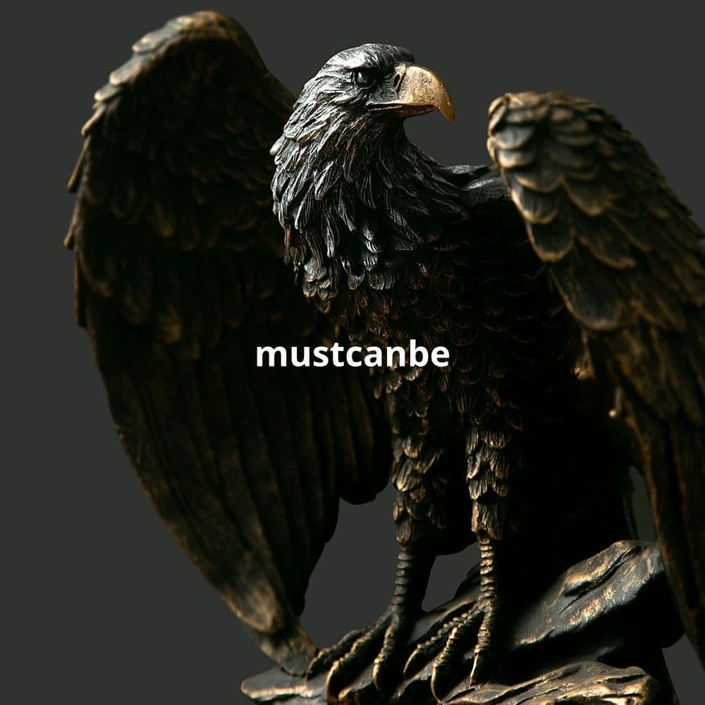 大鵬は羽を広げて鷹 客間 玄関 事務室 店舗 大展宏図 装飾品 工芸品 置物