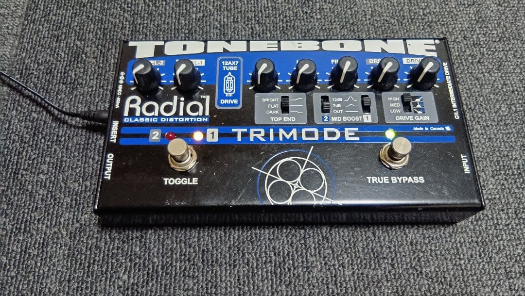 ギター Radial TONEBONE TRIMODE TUBE DISTORTION