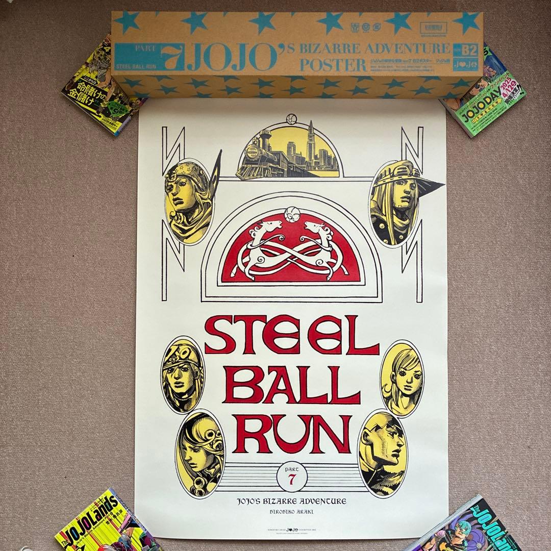 JOJO 第七部 スティール・ボール・ラン ジョジョ展 2012 ポスター