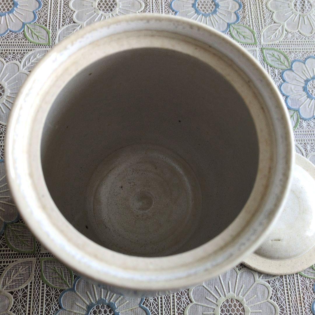 【美品】美津左し（みずさし） 白釉 ／平安　宮下善寿造／共箱付