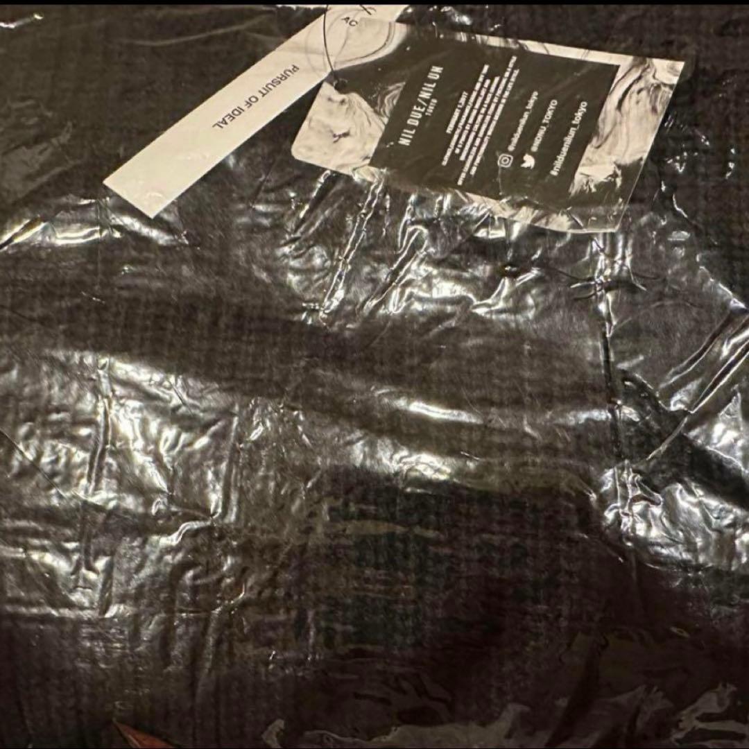 ミュージシャン NILDUE SIDE SPLIT LONG KNIT HOODIE / BLK