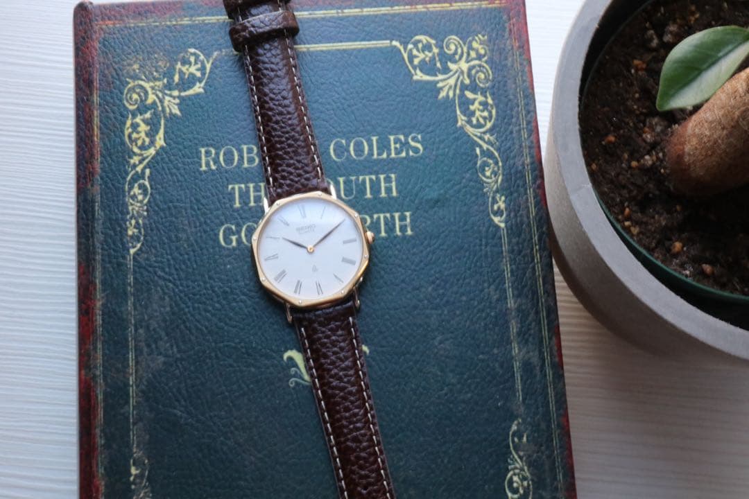 SEIKO tank シャリオ スイスセイコー 6020 オクタゴン 稼働品