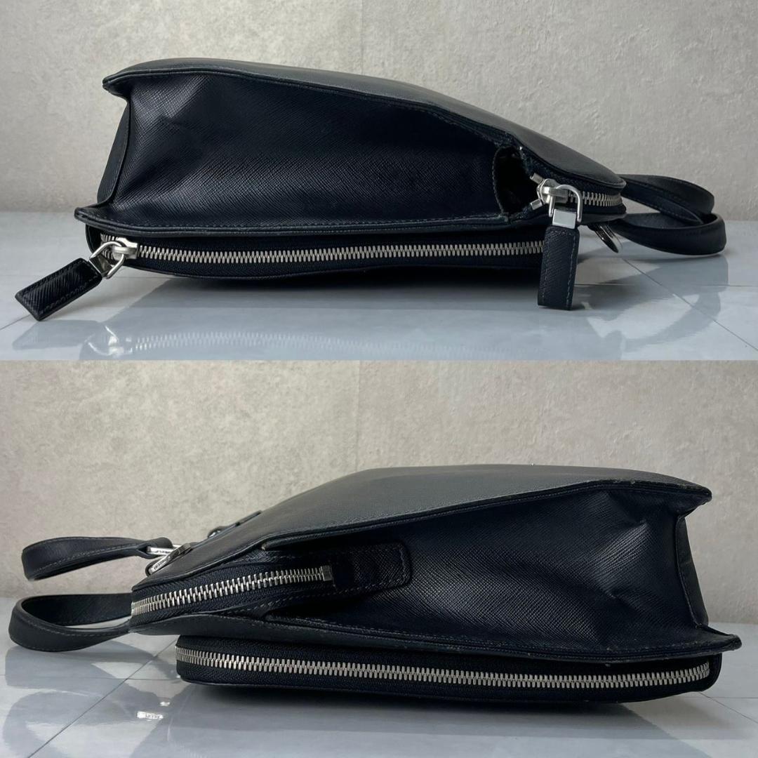 PRADA ビジネスバッグ プラダ 2way ハンドバッグ VR0078 黒