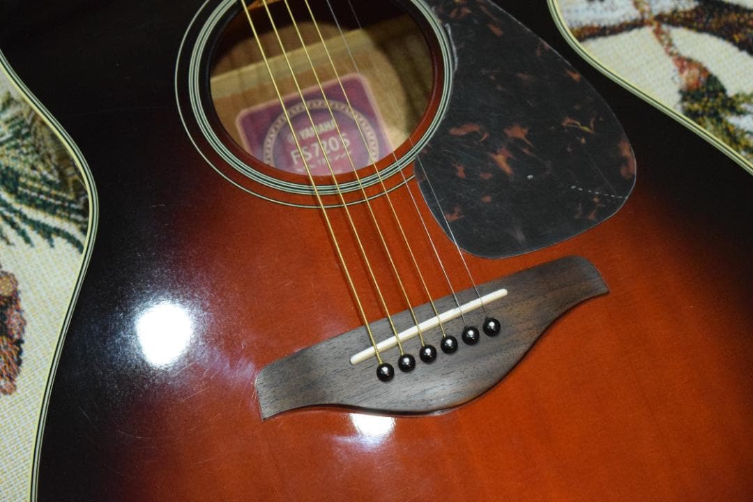 YAMAHA ヤマハ FS720S TBS ケース付き アコギ