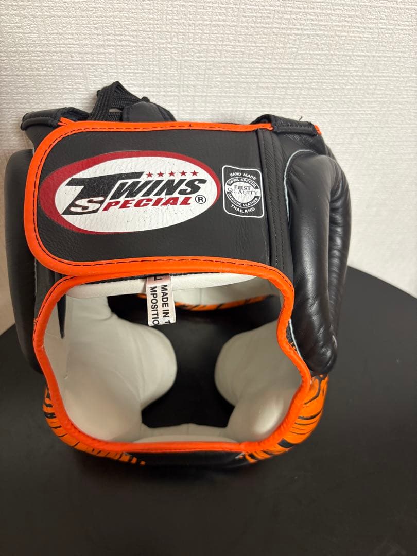 TWINS SPECIAL ボクシング ヘッドギア オレンジ/ブラック