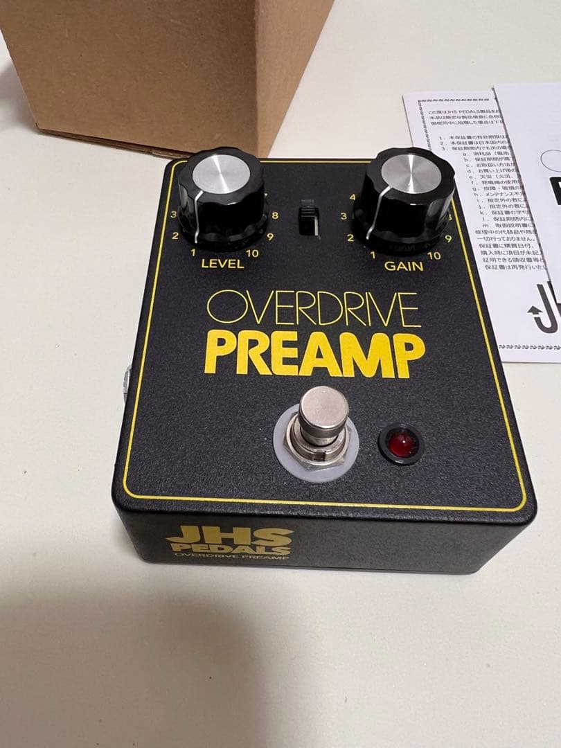 ギター JHS Pedals OVERDRIVE PREAMP