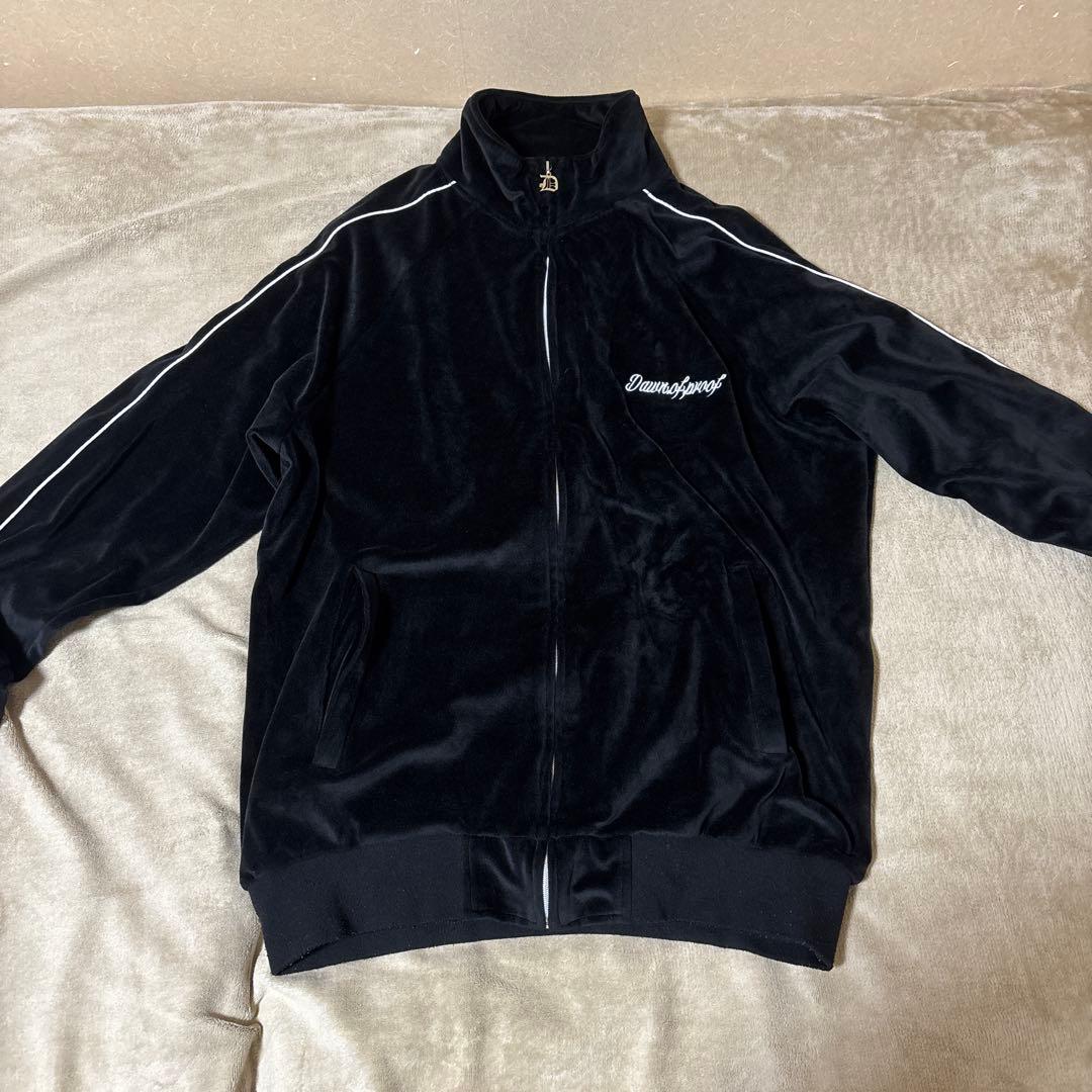 Dawnofproof 黒 D.O.Pベロアセットアップ