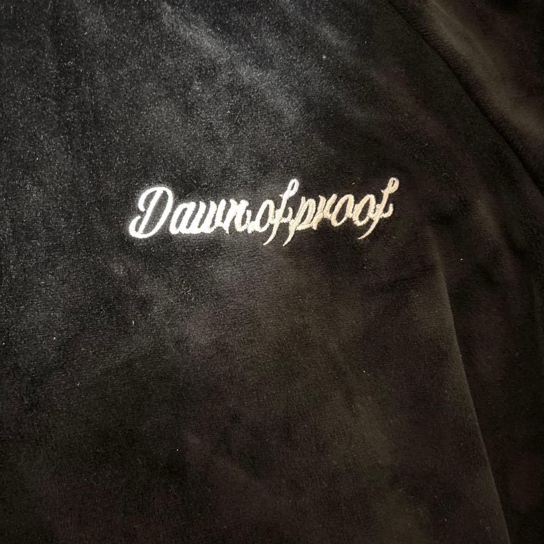 Dawnofproof 黒 D.O.Pベロアセットアップ