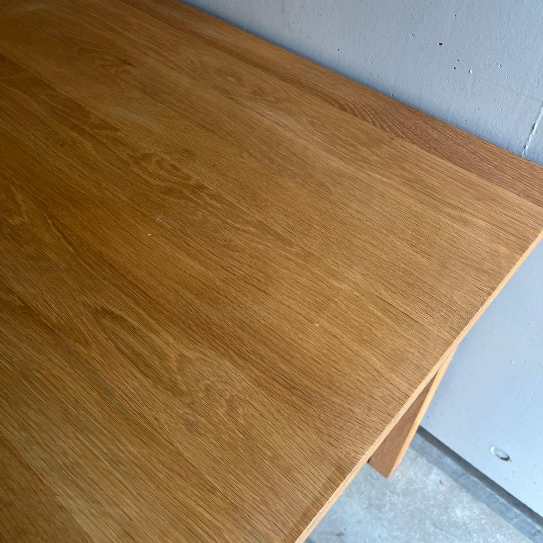 美品・廃盤希少★無印 無垢材ダイニングテーブル 幅８０ｃｍ・オーク材