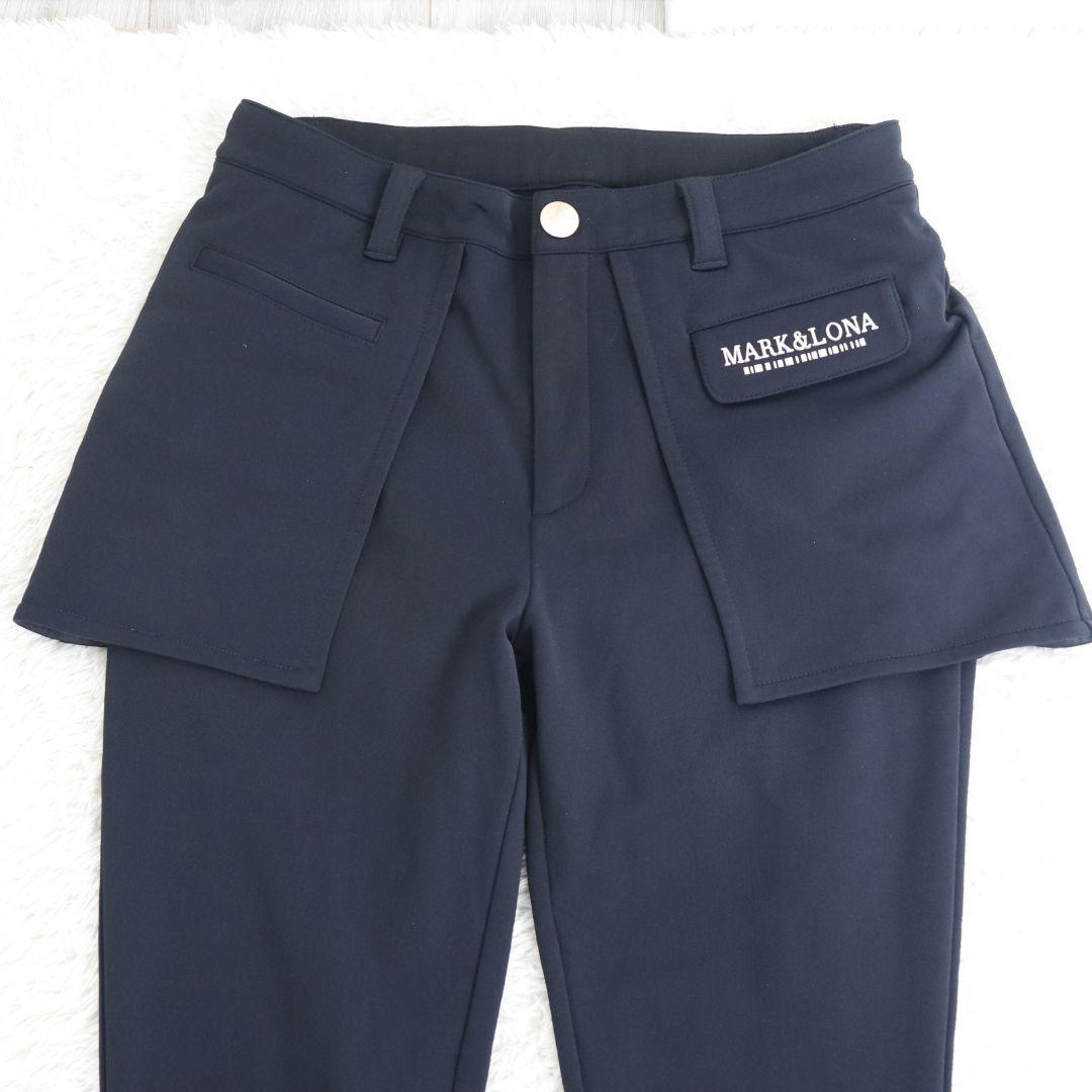 MARK&LONA 起毛　ストレッチ　パンツ　38