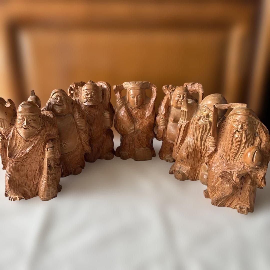 木彫り　七福神