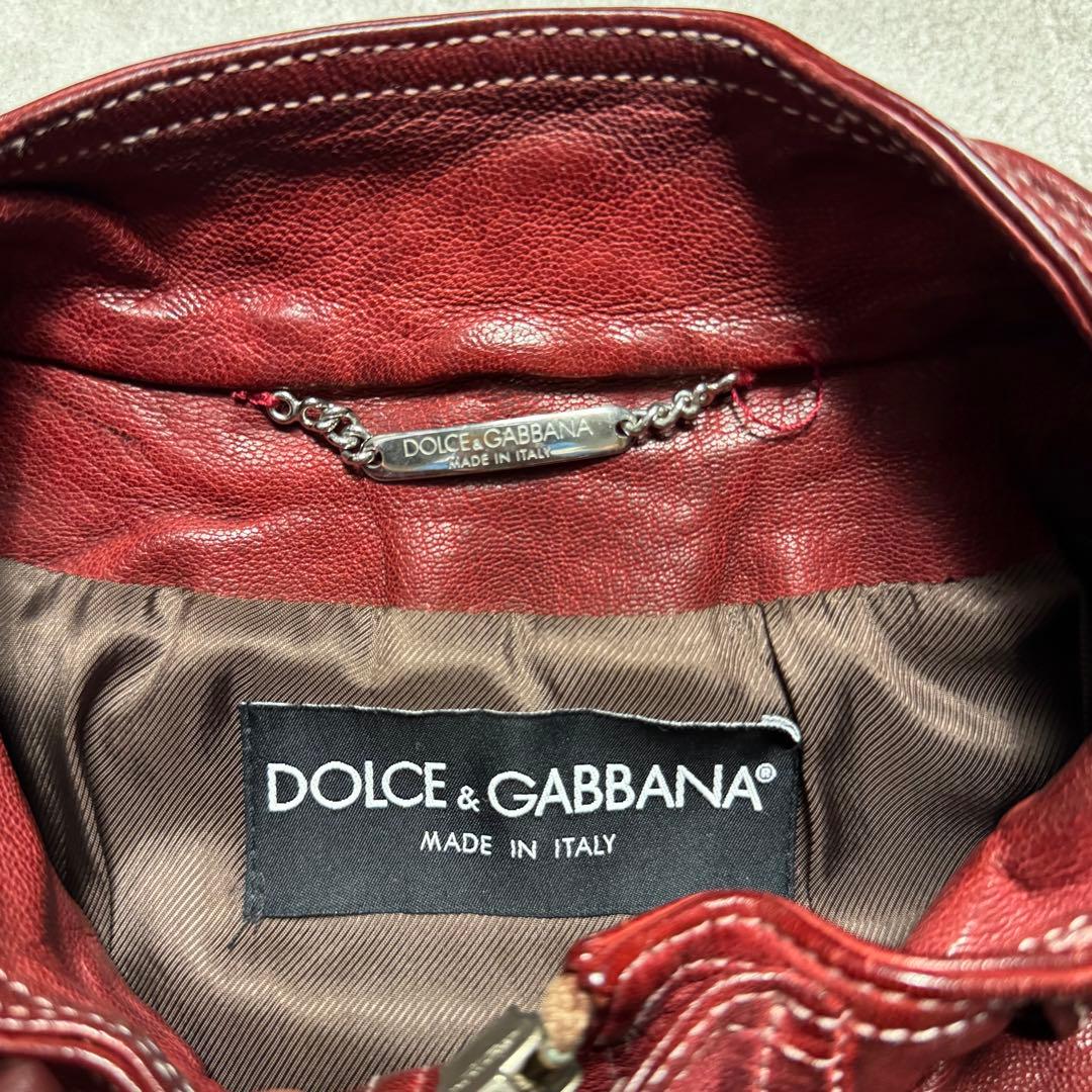 ジャケット・アウター Dolce&Gabbana 06ss leather jacket