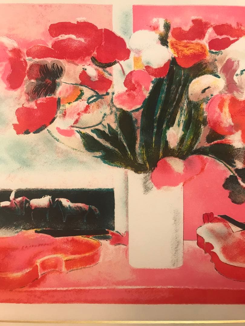 ギヤマン　「ハーモニー」　リトグラフ　直筆サイン・エディション有り