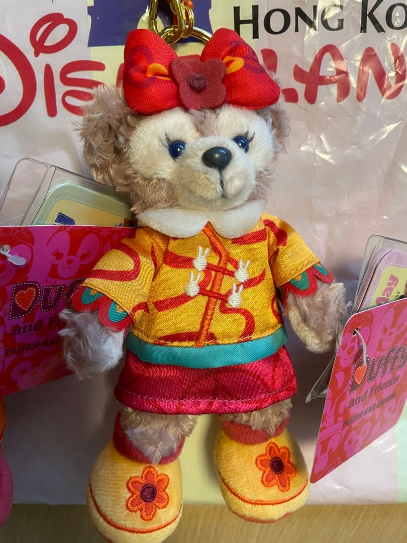 香港ディズニー　限定　ダッフィー　シェリーメイ　ペア売り