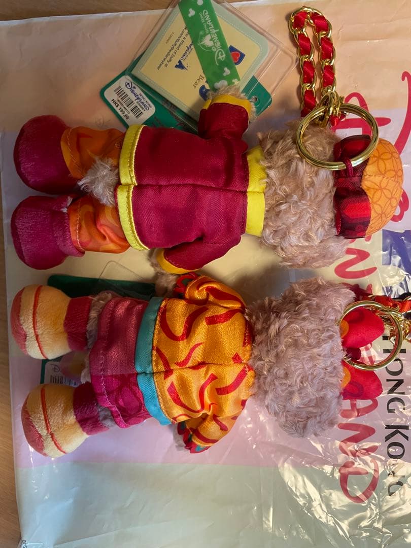 香港ディズニー　限定　ダッフィー　シェリーメイ　ペア売り