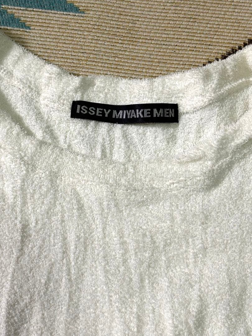ISSEY MIYAKE MEN☆パイル地 シワ加工Tシャツ☆1