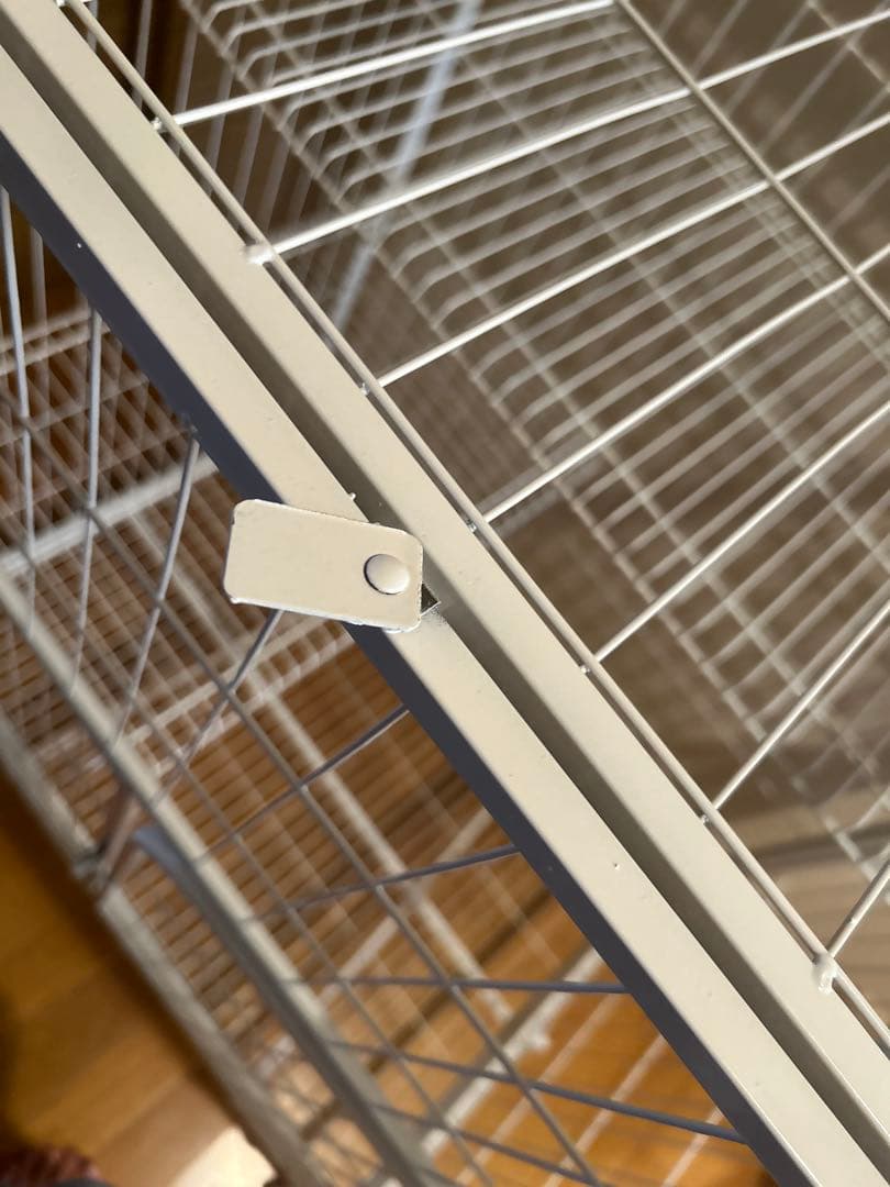 キャットケージ 2段構造 ホワイト