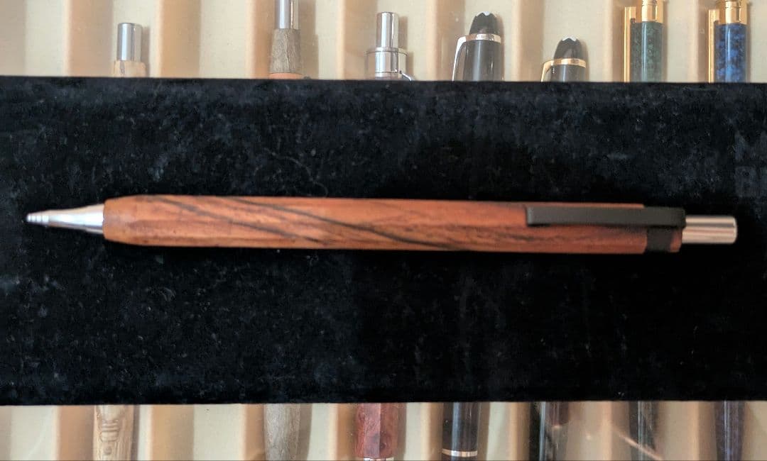 新品未使用 ハカランダ　木軸シャーペン 野原工芸など好きな方に