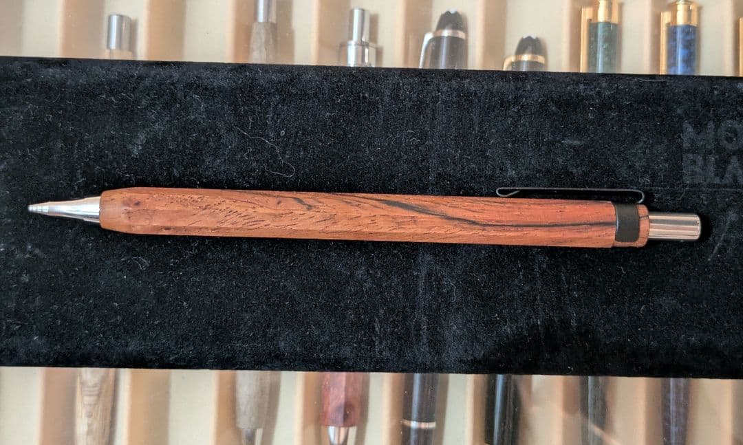 新品未使用 ハカランダ　木軸シャーペン 野原工芸など好きな方に