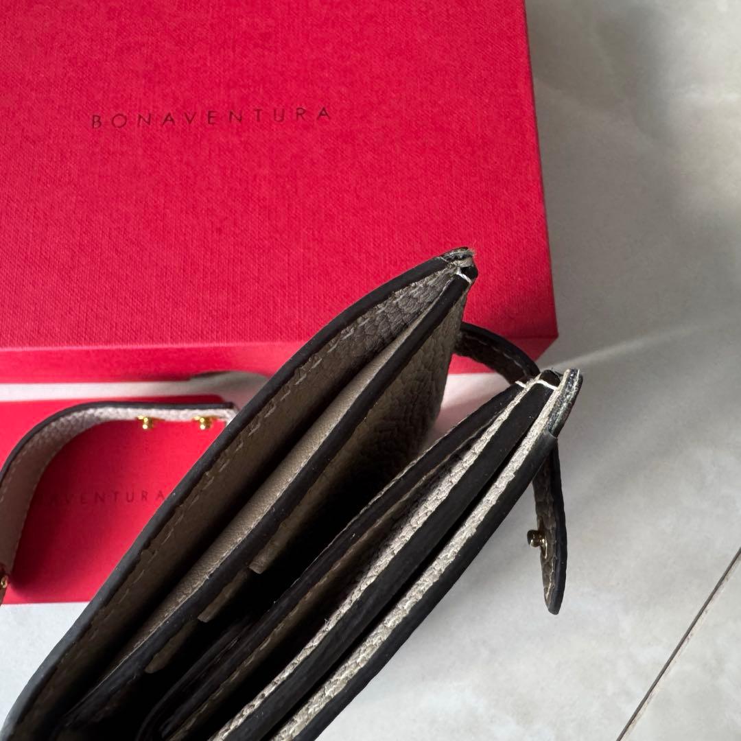 BONAVENTURA 二つ折り財布 ボナベンチュラ　エトープ シュリンクレザー