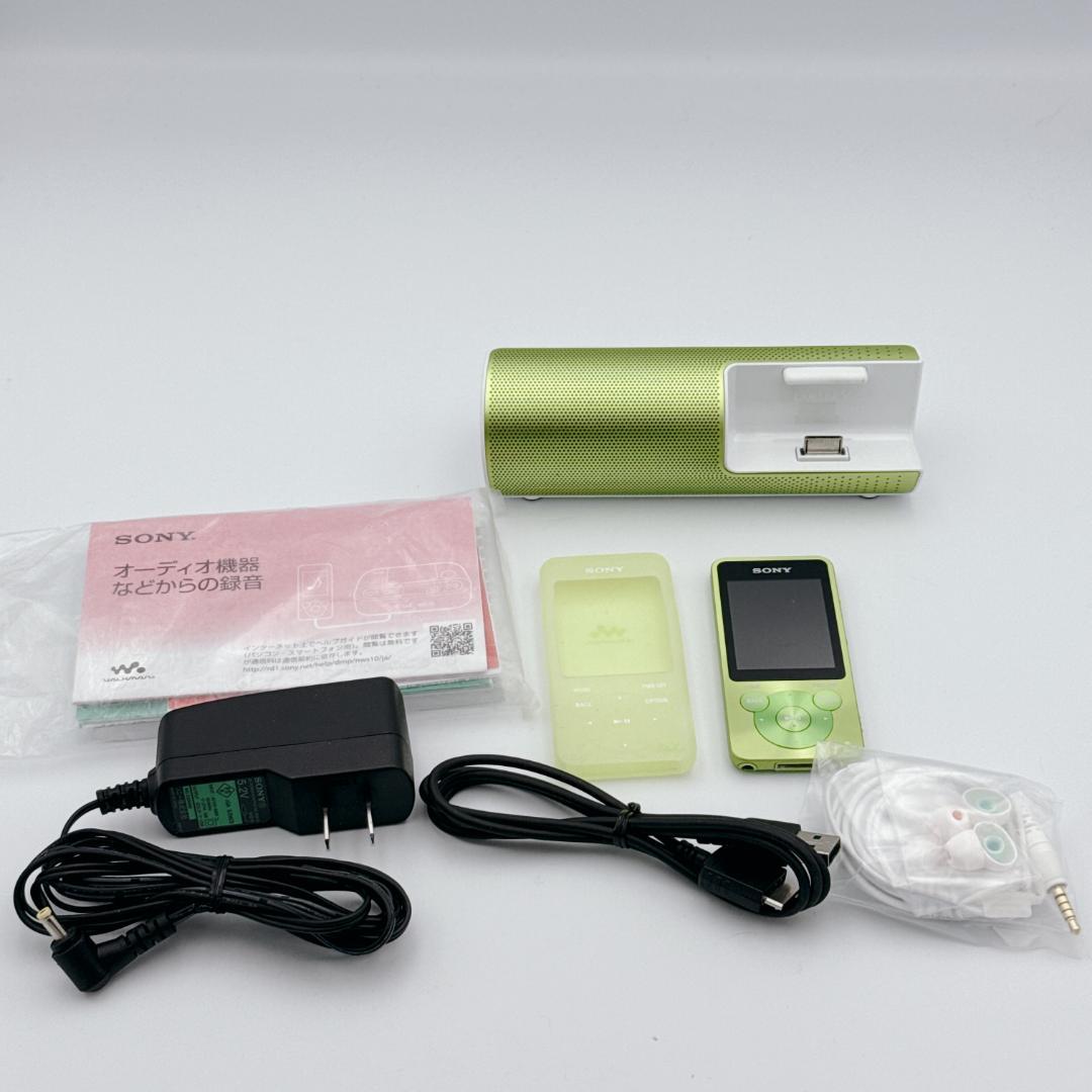 【美品】SONY WALKMAN NW-S14K 8GB グリーン