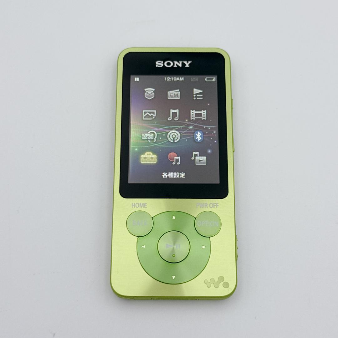 【美品】SONY WALKMAN NW-S14K 8GB グリーン