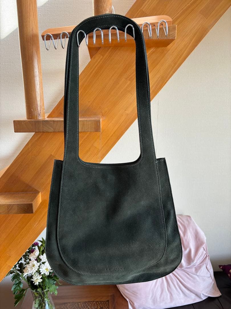 美品LEMAIRE スエード ショルダーバッグ
