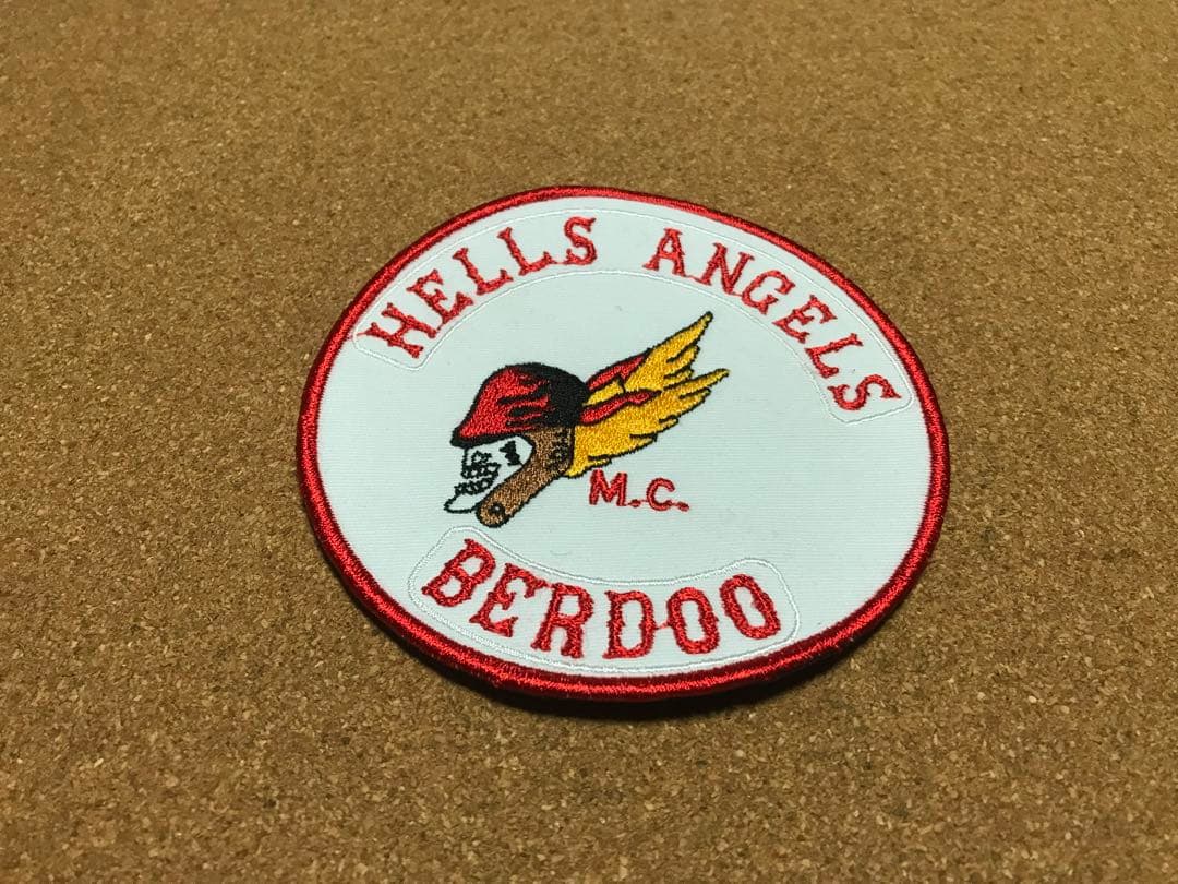 ハーレー スカル MC ワッペン パッチ デニムベスト バイカー