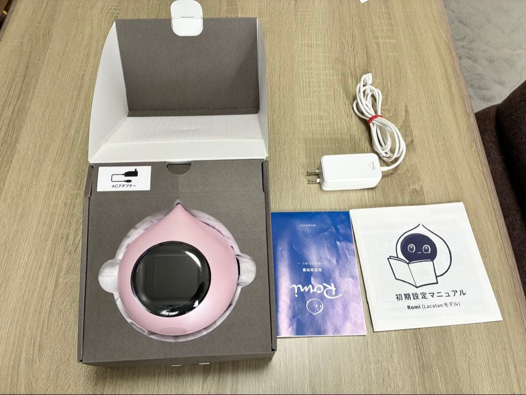 Romiロミィコミニケーションロボット（Lacatanモデル） さくらピンクです