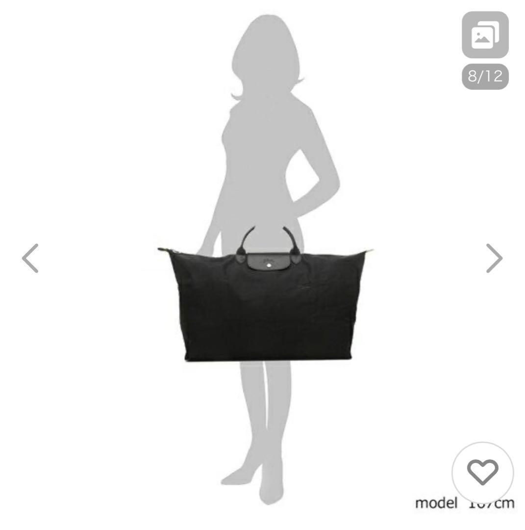 LONGCHAMP ボストンバッグ ブラック 1625 XL