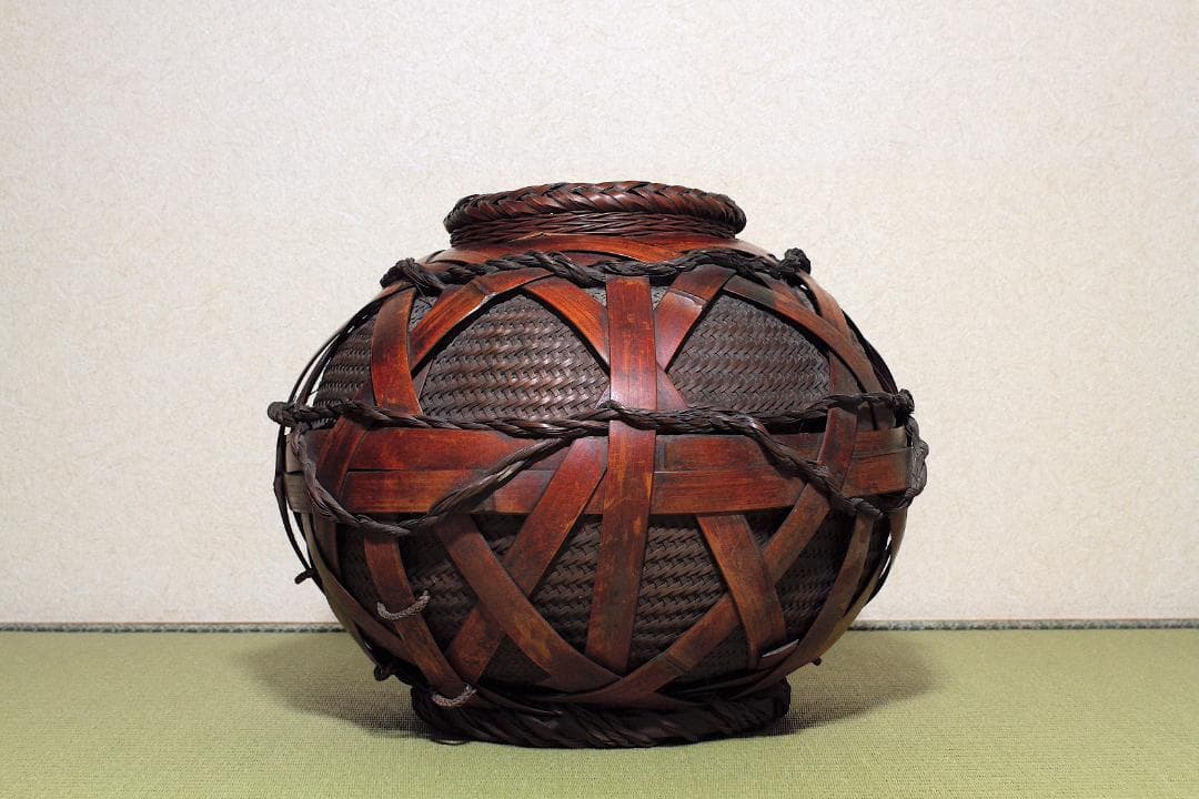 二代 田辺竹雲斎 造 花籃