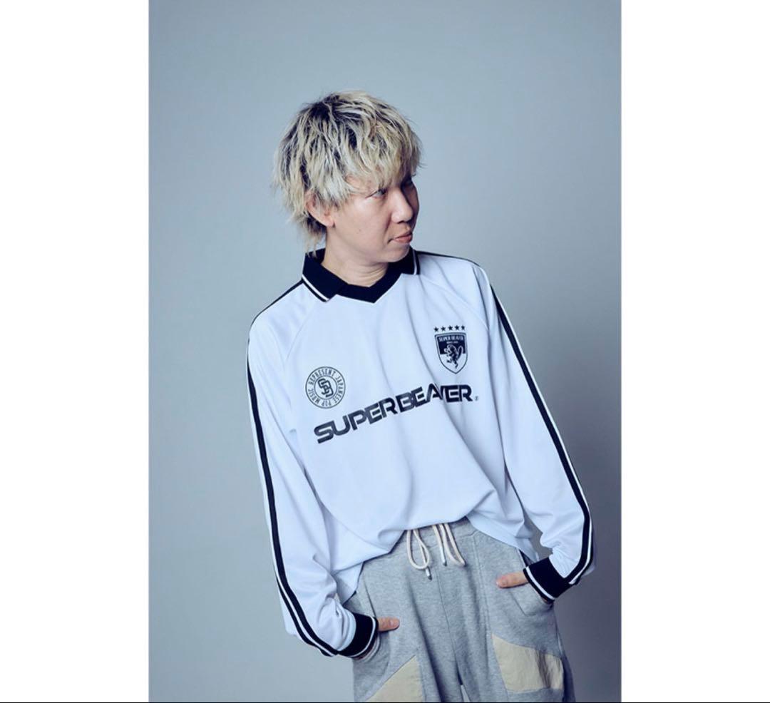 【新品未開封】SUPER BEAVER サッカーシャツ ホワイト Lサイズ