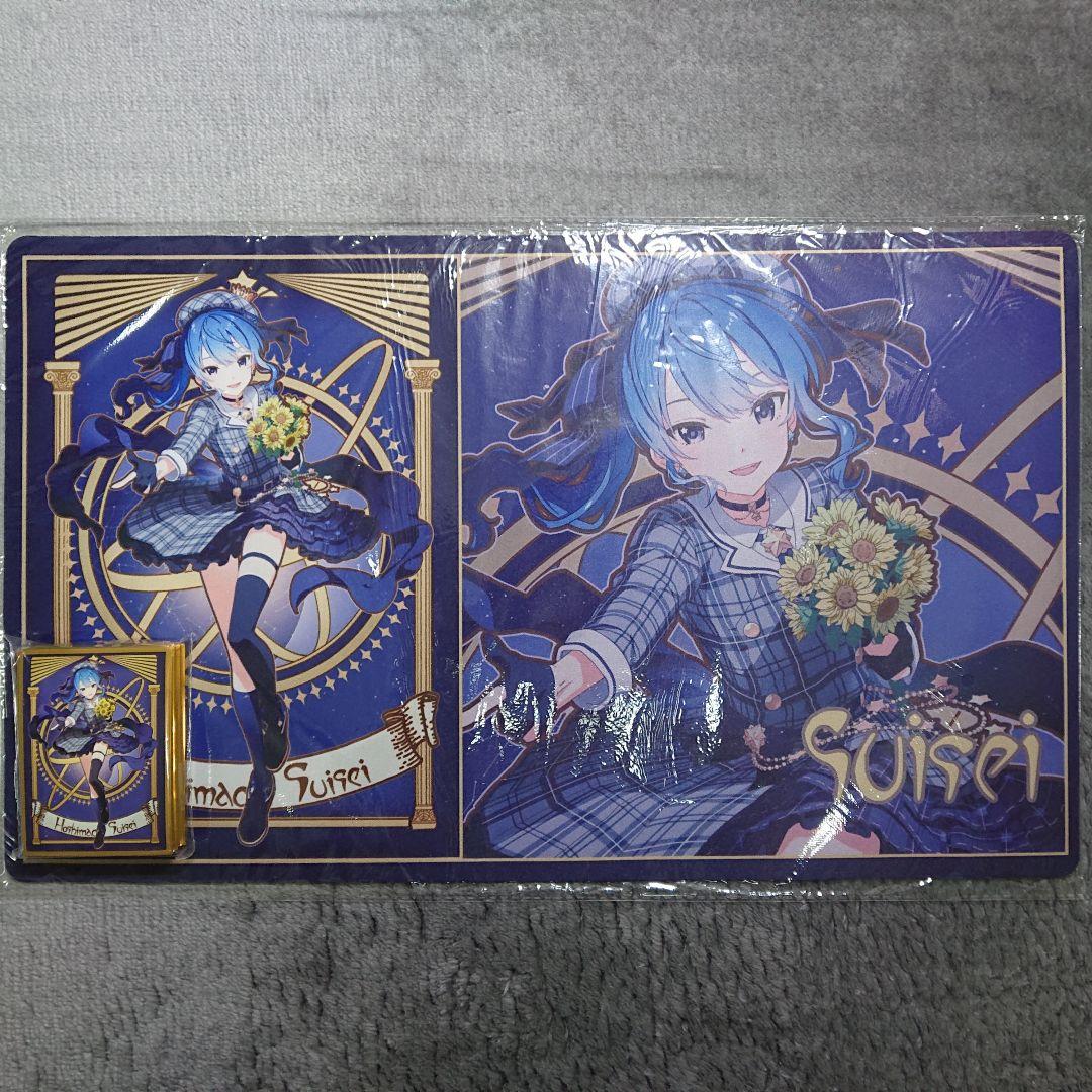 α1 ホロライブ ミュシャ風&花束 星街すいせい スリーブ&プレイマット