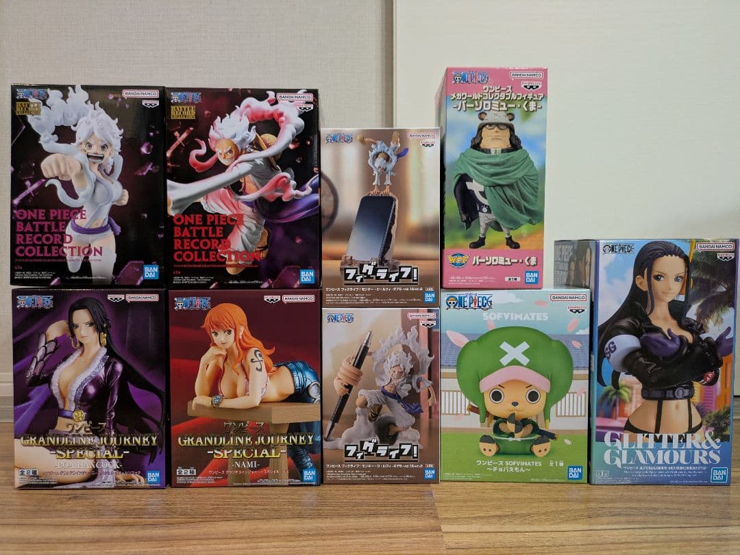 ルフィ ギア5 ボニー ナミ ハンコック ロビン くま ワンピース フィギュア