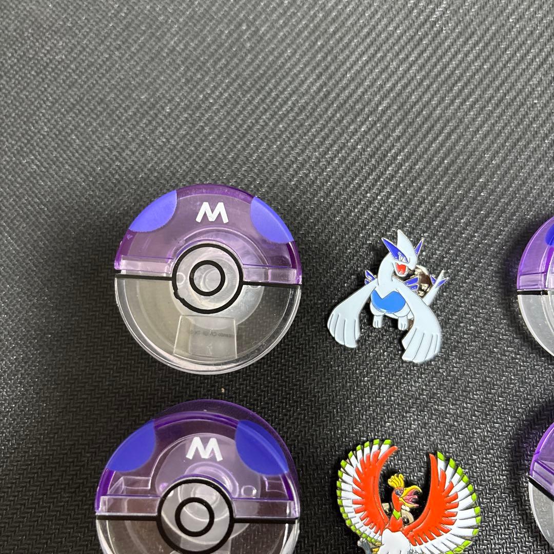 当時物、超レアポケットモンスターボールバッチ　全7種