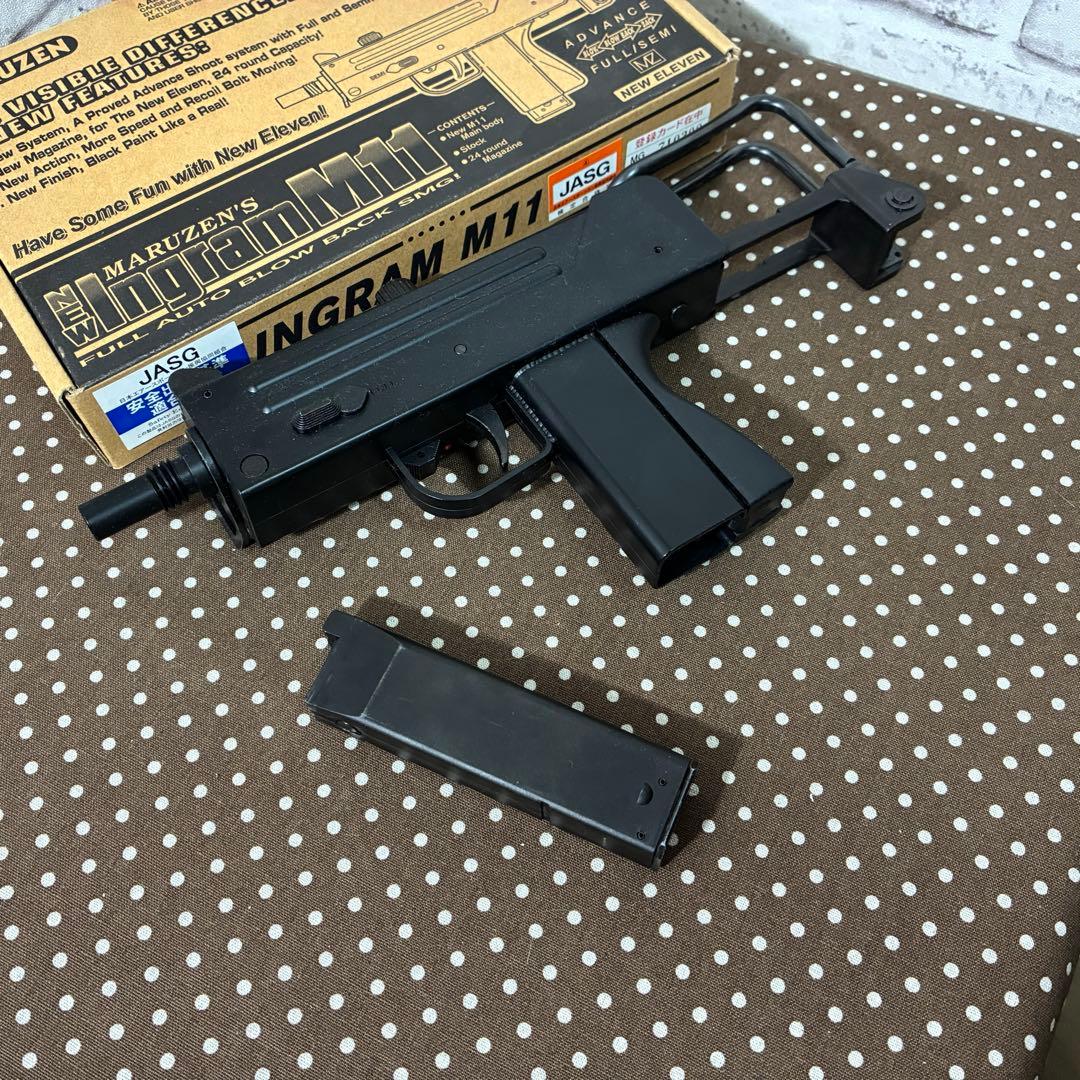 MARUZEN イングラム M11 ガスガン フルオート 箱付き