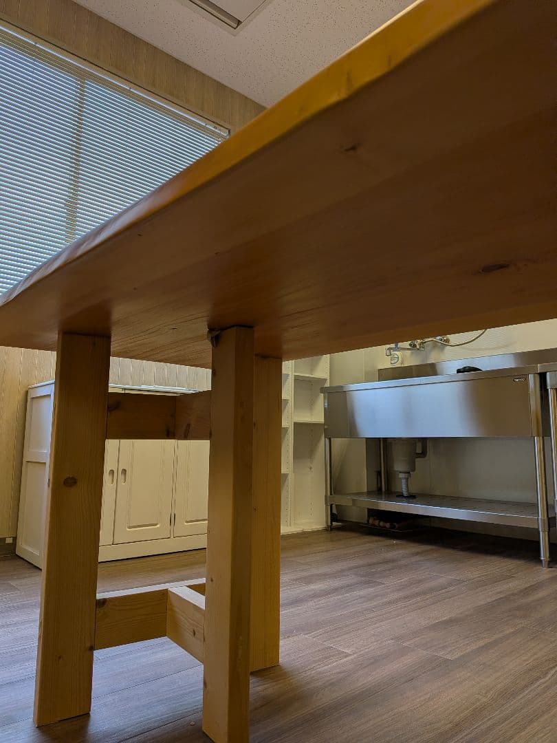 tskzさま専用　一枚板 無垢 ダイニングテーブル DIY 天然木 ベンチ 3m