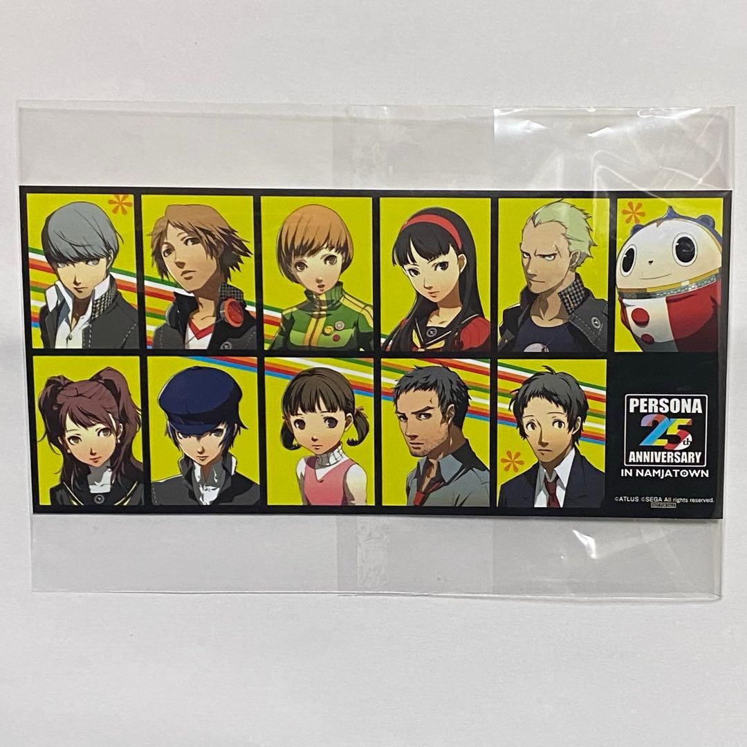 ペルソナ ゴールデン 25周年　ナンジャタウン どんぶらQ ステッカー　集合
