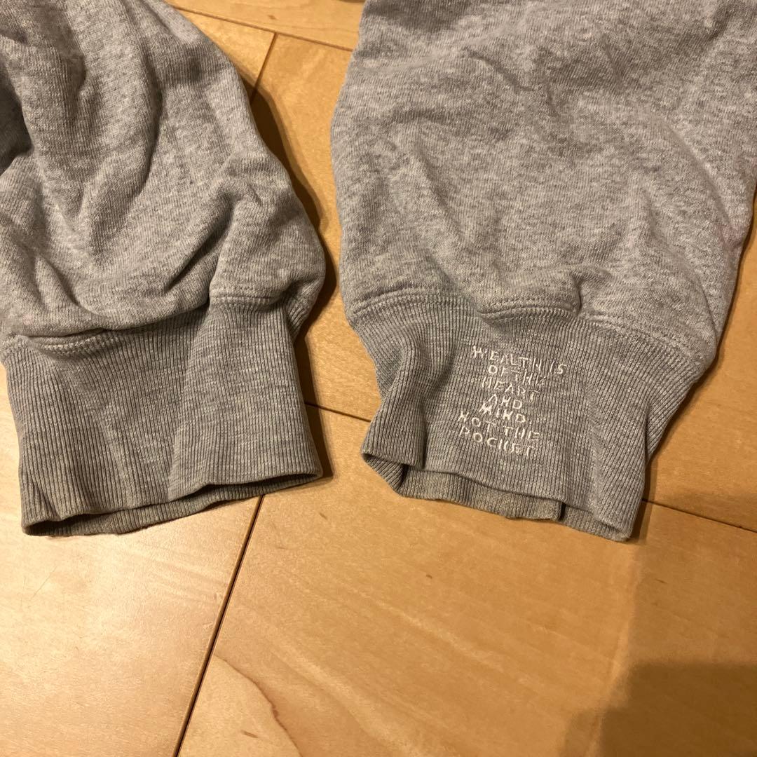 ビリオネアボーイズクラブ ダブルフルジップ スウェット パーカー XL