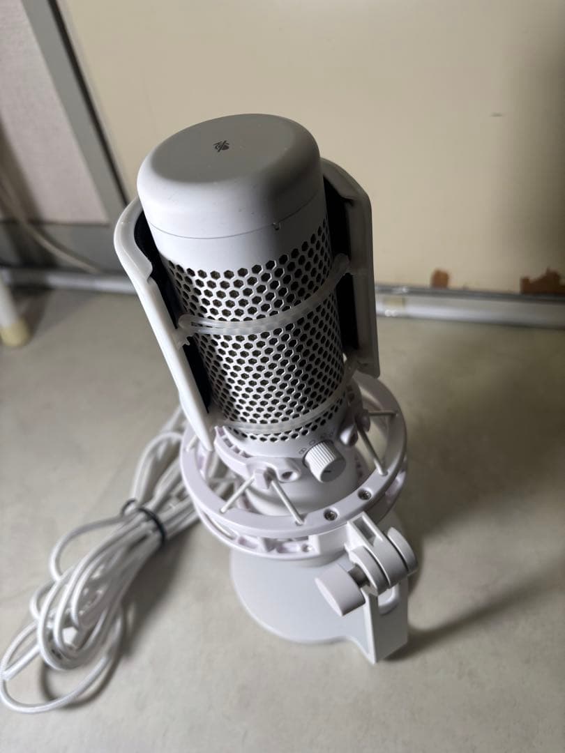 HyperX QuadCast S ホワイト スタンドマイク